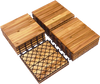27 Pieces Acacia Wood Interlocking Patio Deck Tile
