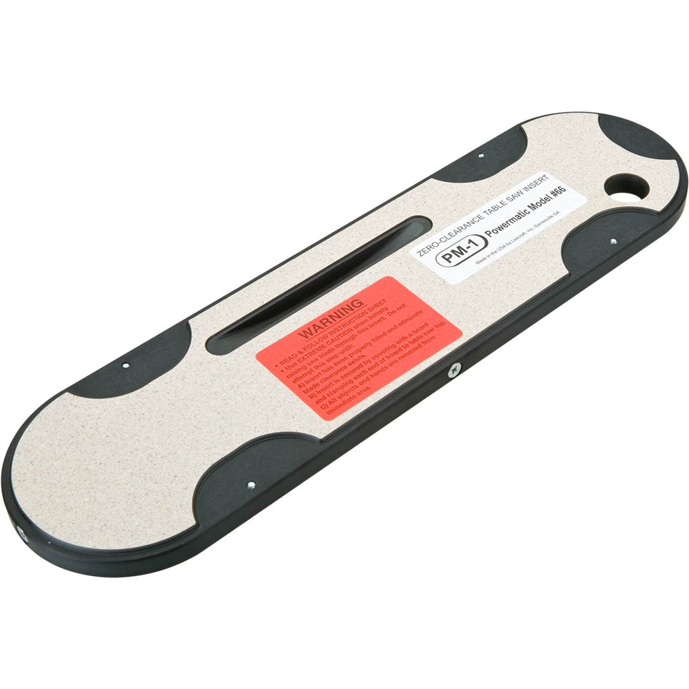 Grizzly H0633 - Zero Clearance Table Saw Insert for Powermatic 66