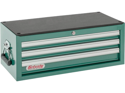 Grizzly H0837 Tool Box 3-Drawer Mid-Riser with Ball Bearing Slides New