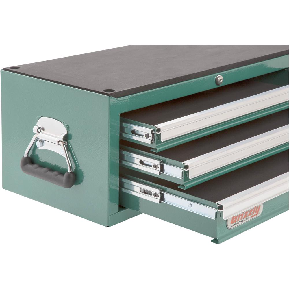 Grizzly H0837 - 3-Drawer Mid-Riser with Ball Bearing Slides