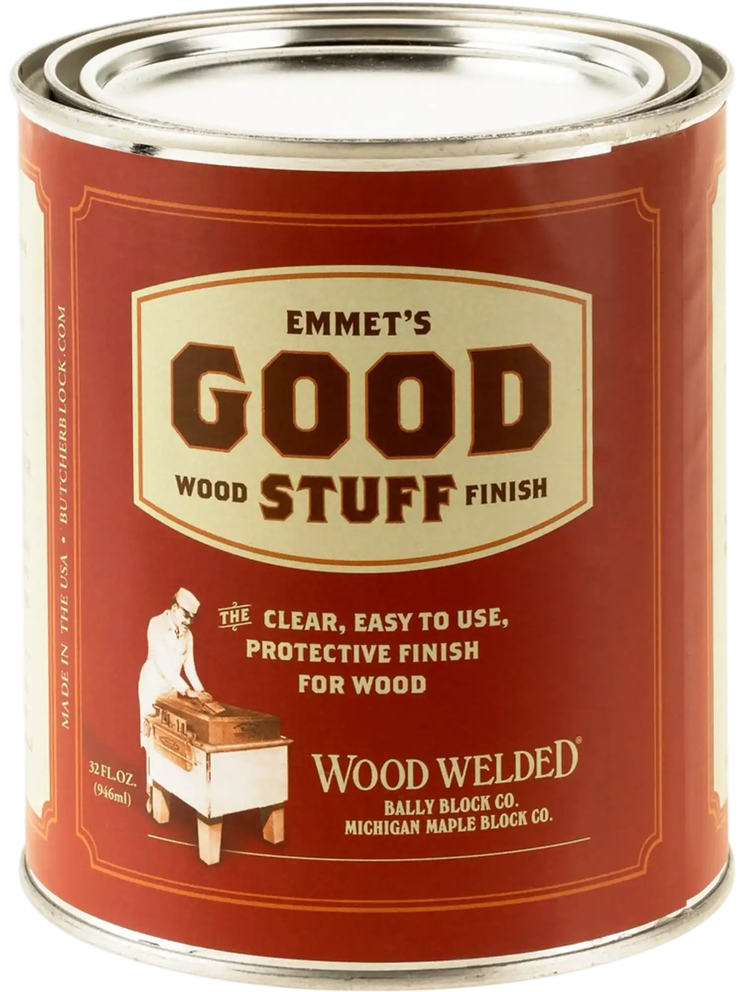 Grizzly H2372 Wood Finish Good Stuff For Maple Tops 1 qt New