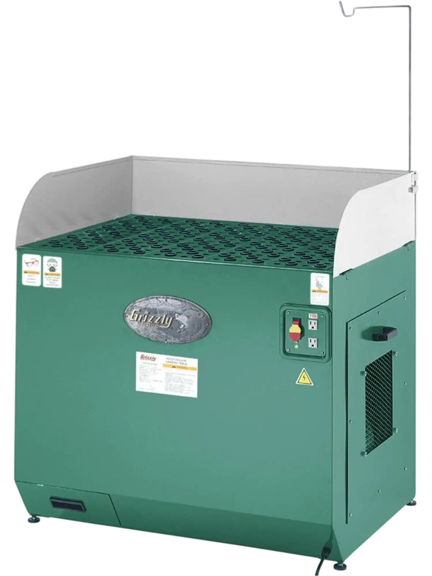 Grizzly H2936 Wood Downdraft Table 28