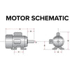 Grizzly H5385 - Motor 2 HP Single-Phase 3450 RPM TEFC 110V/220V