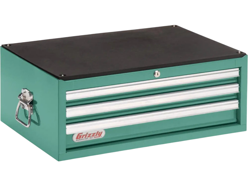 Grizzly H5653 - 3-Drawer Full-Depth Mid-Riser