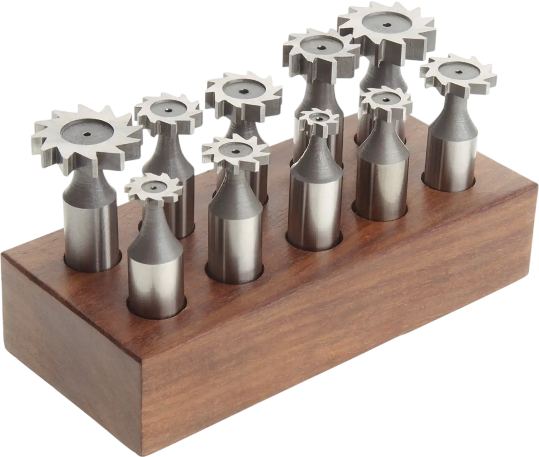 Grizzly H5865 Woodruff Keyseat Cutter Set 10 pc New