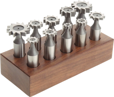 Grizzly H5865 Woodruff Keyseat Cutter Set 10 pc New