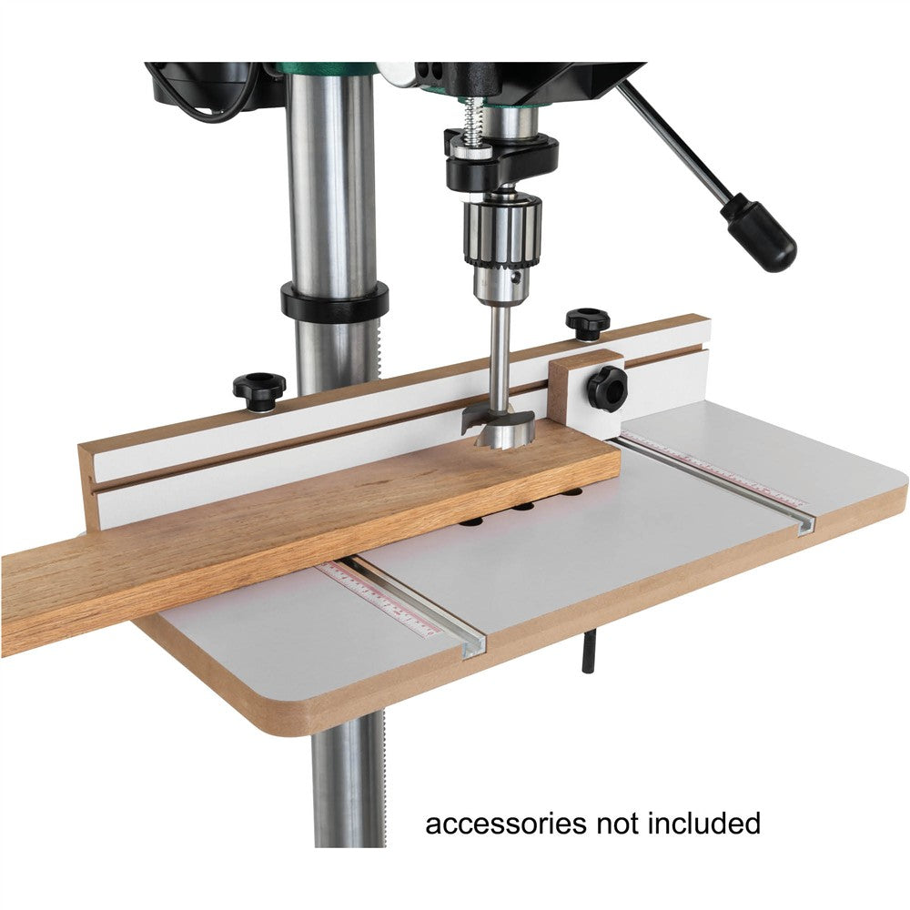 Grizzly H7827 - Universal Drill Press Table with 3" Fence