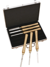Grizzly H7924 - 6-Pc. Lathe Chisel Set in Aluminum Box