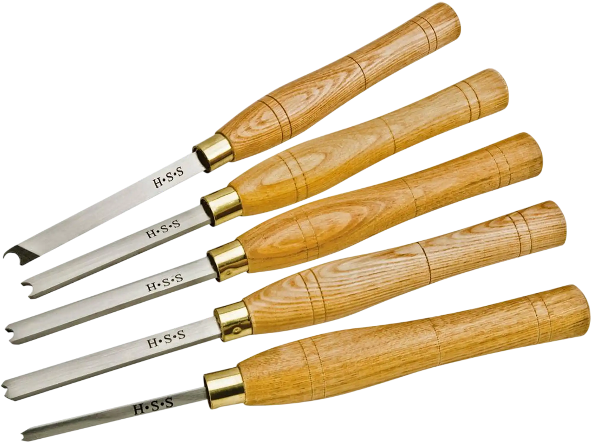 Grizzly H7941 Chisels & Gouges HSS Lathe Chisels 5 pc Set New