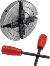 Grizzly H8042 - 5" 4-Jaw Wood Chuck - 1" x 8 TPI