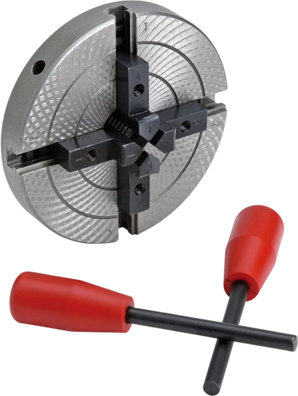Grizzly H8042 - 5" 4-Jaw Wood Chuck - 1" x 8 TPI