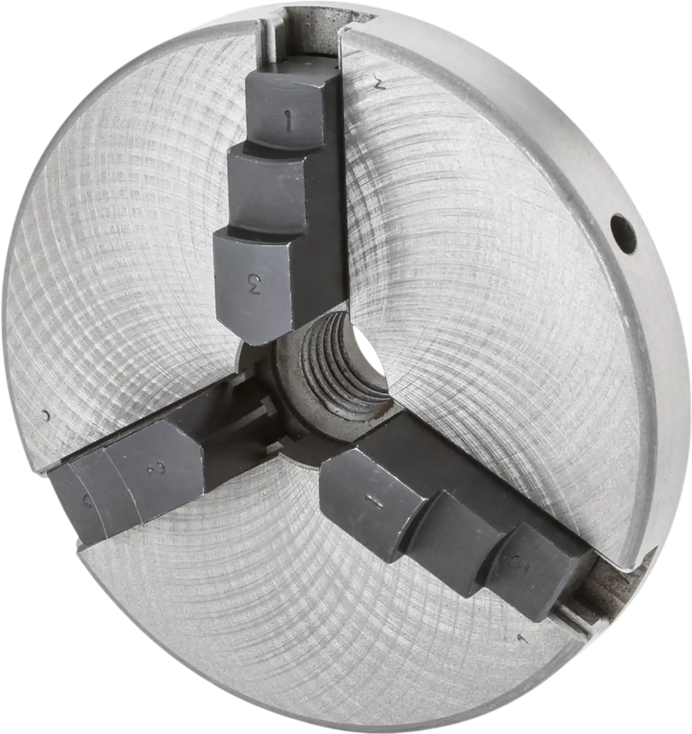 Grizzly H8045 - 6" 3-Jaw Wood Chuck - 1" x 8 TPI