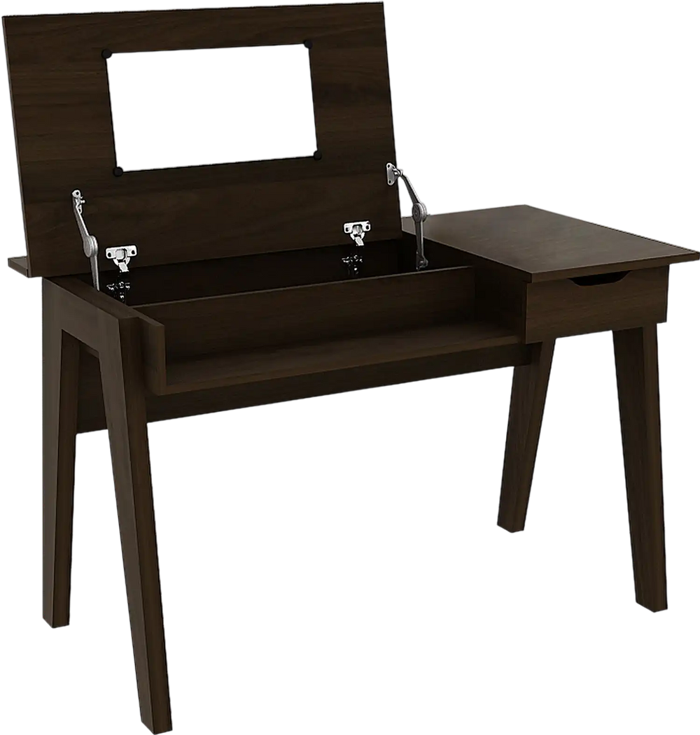 Dressing Table with Flip Mirror and Storage Drawer