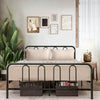 Full/Queen Size Metal Bed Frame with Headboard and Footboard-Full Size - Gallery View 1 of 8