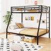 Space-saving Metal Slatted Bed Frame for Teens and Adults Noise-free No Box Spring Needed-Black - Gallery View 1 of 11