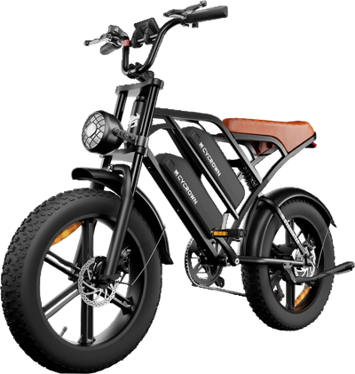 Cycrown CycHunter Electric Bike Moped Style Dual Battery 120 Mile Range 28 MPH 1000W New