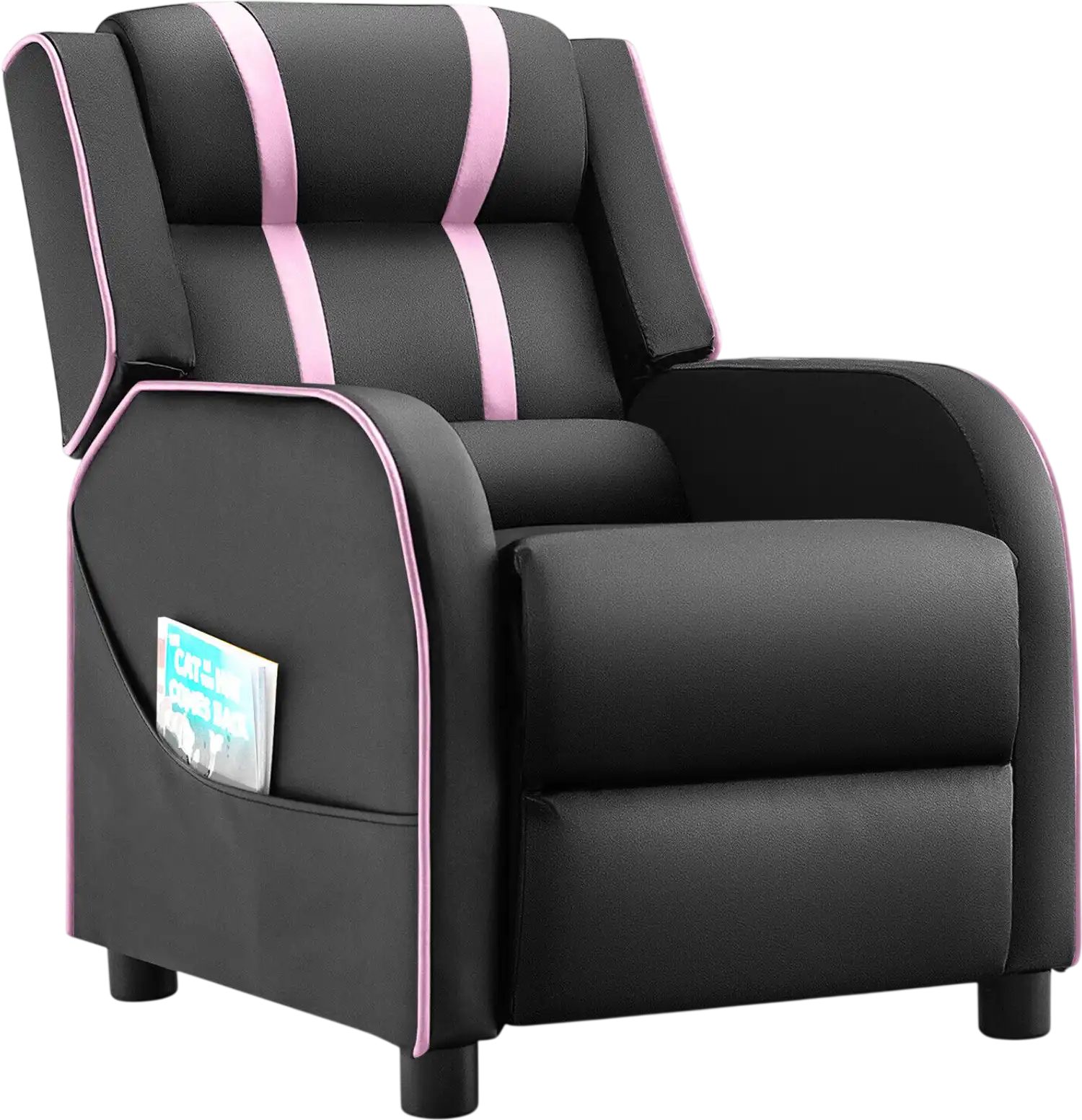 Costway Kids Recliner Chair w/ Side Pockets & Footrest 54279108 New