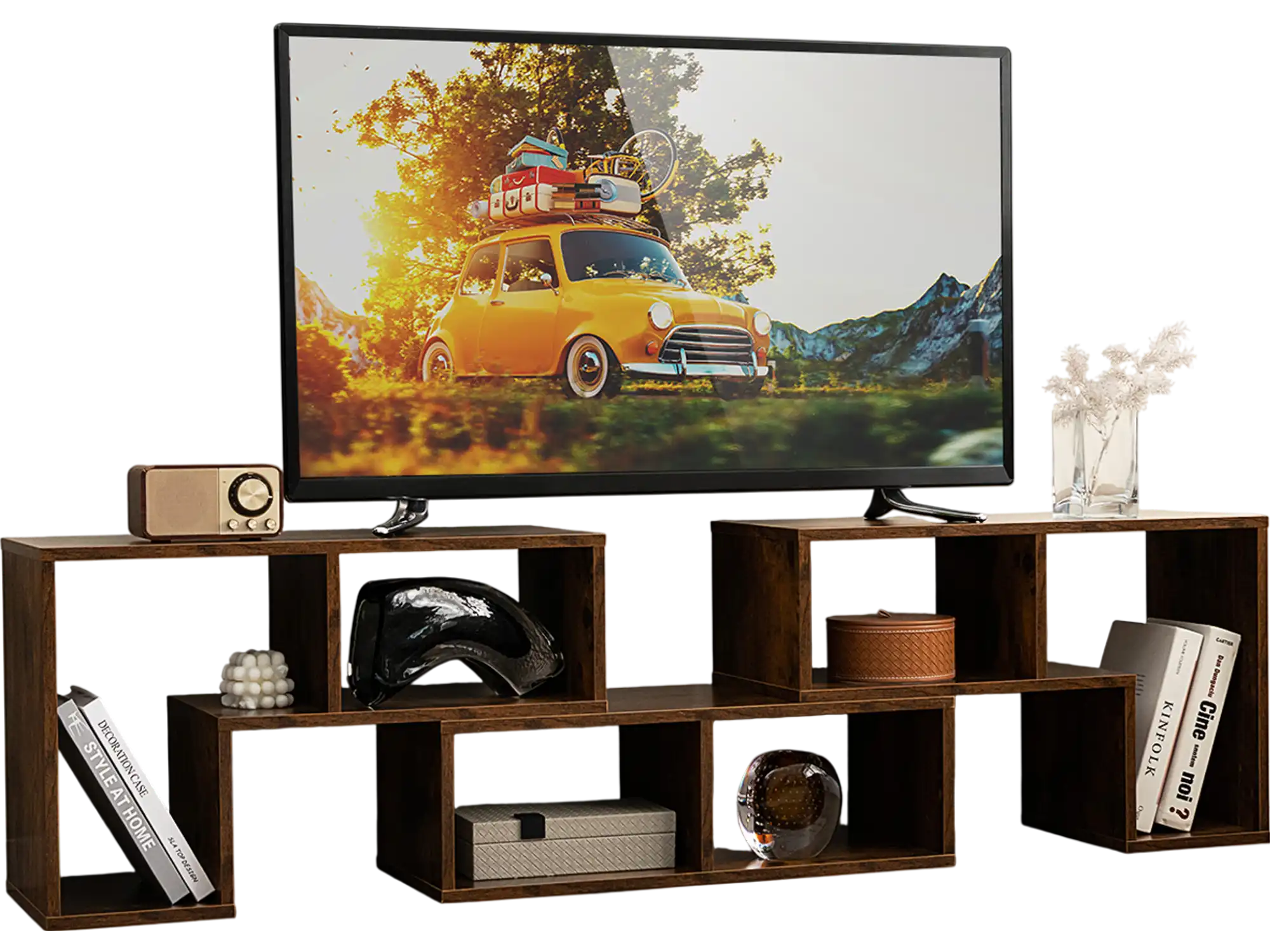 Costway 3-Pc Console TV Stand for TVs up to 65