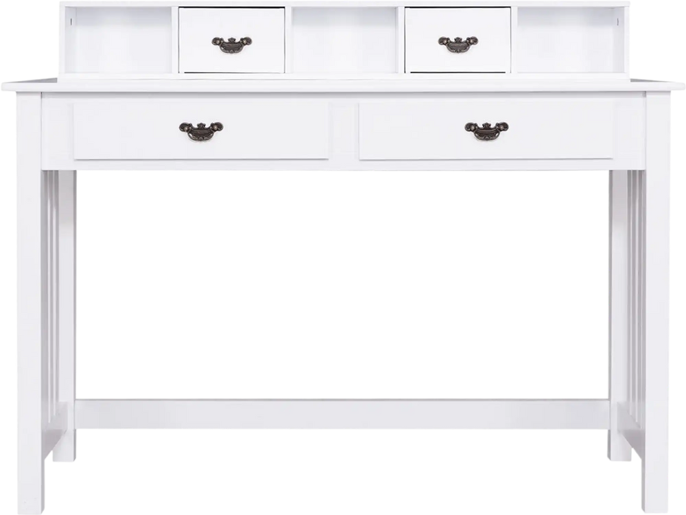 Home Office Writing Desk with 4 Drawer Computer Study Table