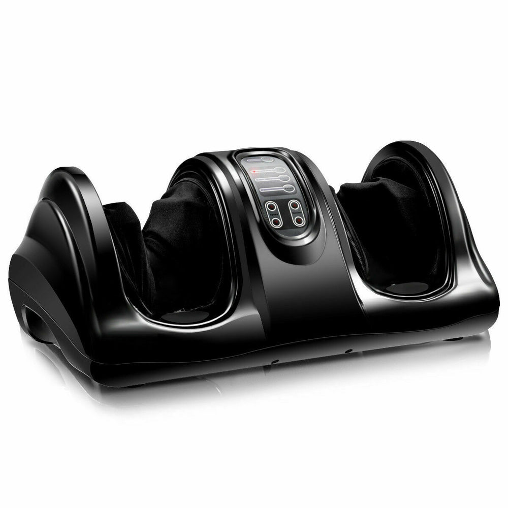 Therapeutic Shiatsu Foot Massager with High Intensity Rollers-Black - Gallery View 1 of 12