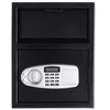 Digital deposit safe box with front load access, constructed from 3 mm solid steel, ideal for securing cash and.