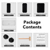 Curly black plastic panels for 12-cube DIY shoe rack, featuring transparent doors and various sizes for versatile.