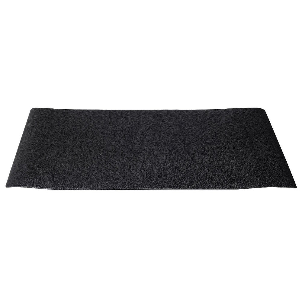 High-density PVC equipment mat, 47 x 24 x 0.3 inches, ideal for gym use, protects floors and reduces noise.