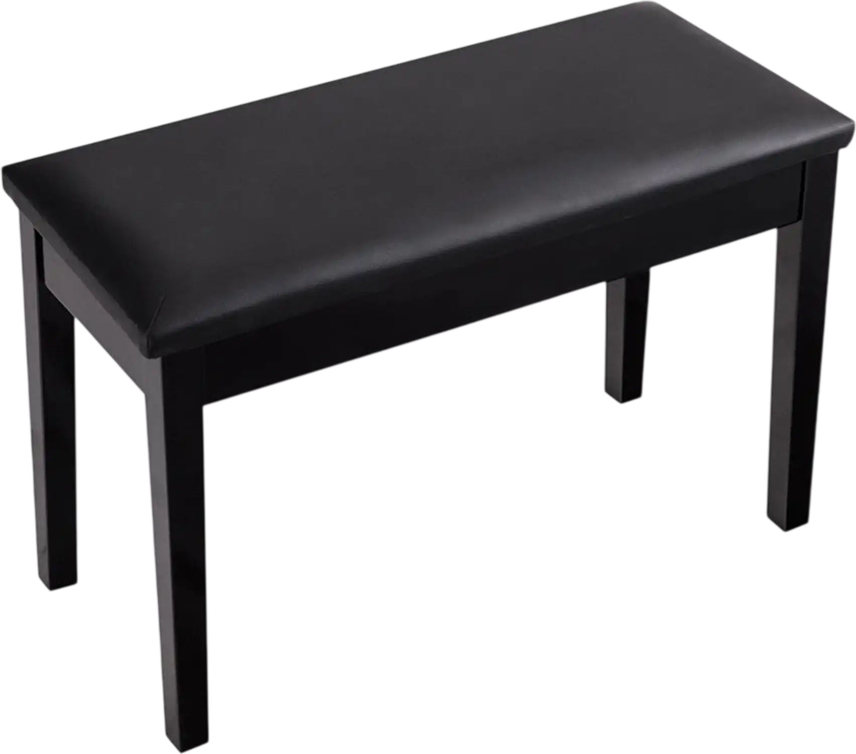 Costway PU Leather Padded Piano Bench Keyboard Seat Solid Wood 03428719 New