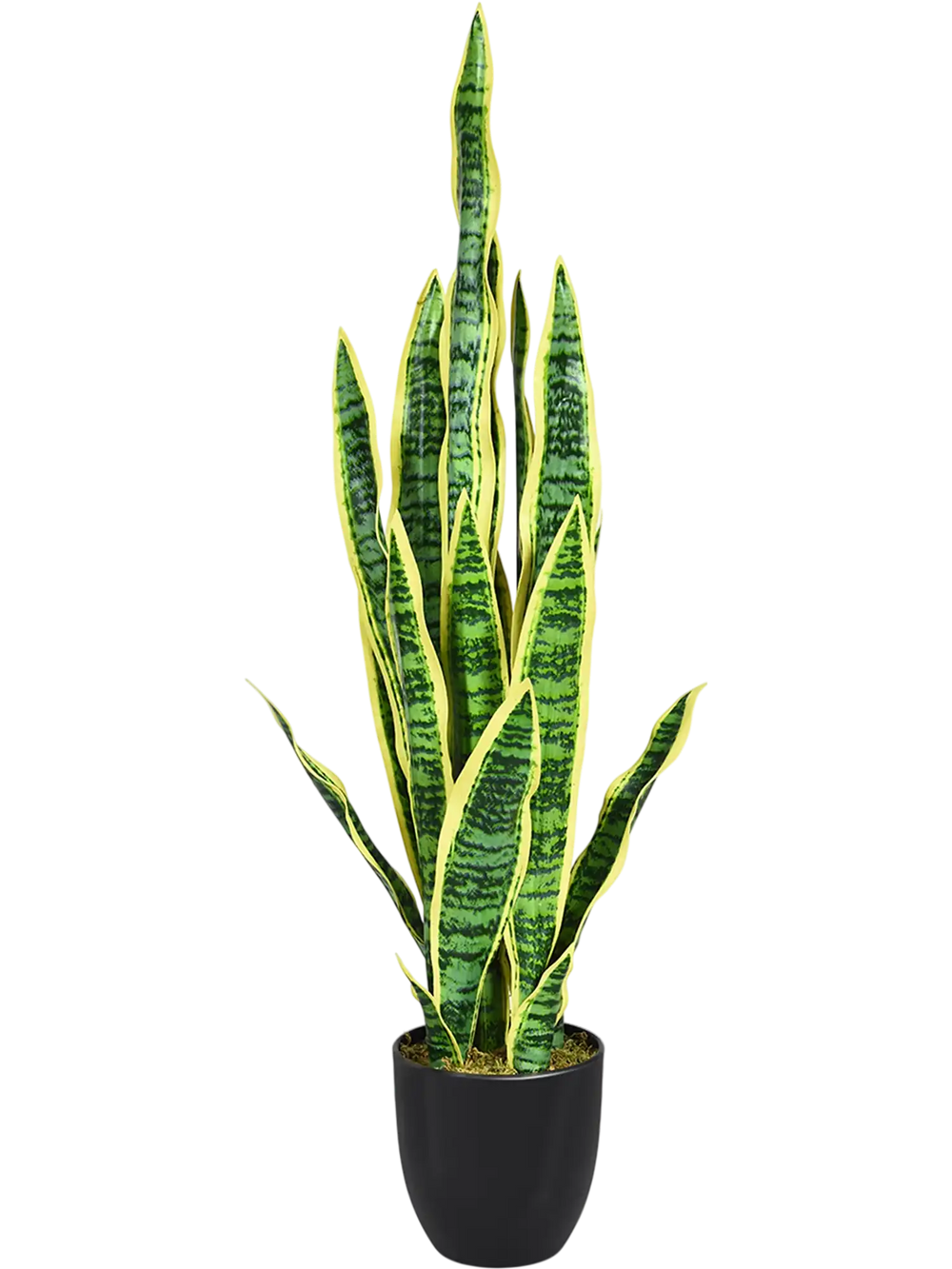 35.5 Inch Indoor-Outdoor Decoration Fake Artificial Snake Plant