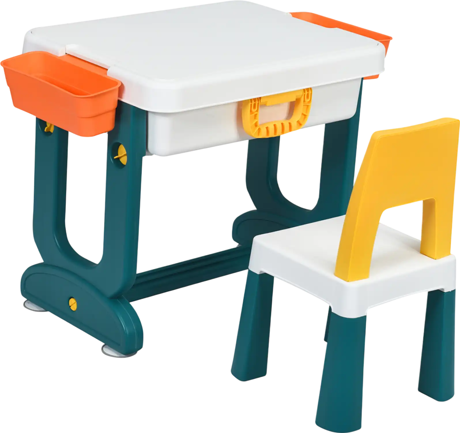 Costway 5-in-1 Kids Activity Table Set 82574963 New