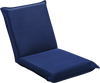 Navy adjustable floor chair with thick padding, featuring 6 positions for comfort in living room or bedroom.