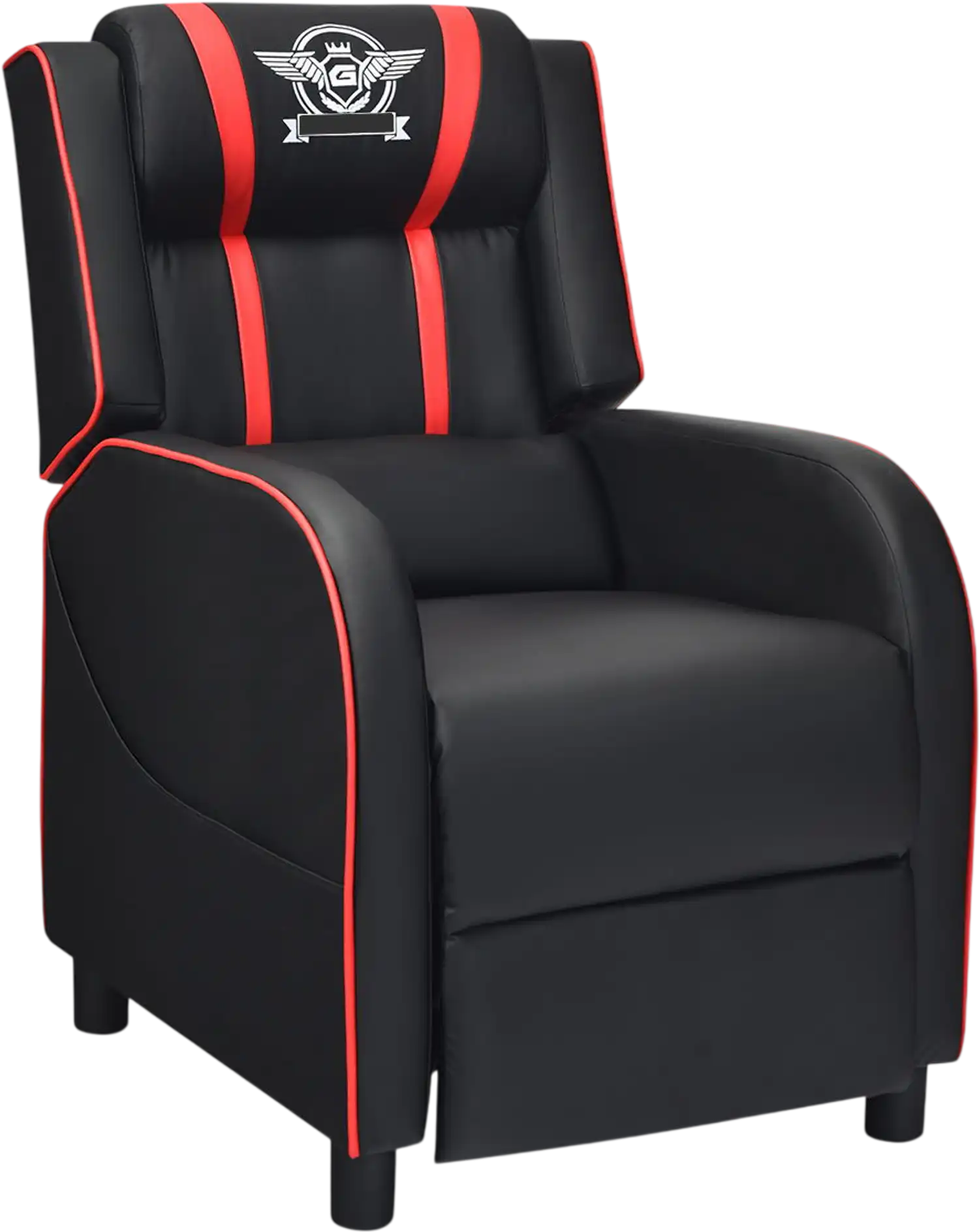 Costway Massage Gaming Recliner Chair w/ Footrest 85439127 New