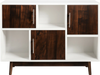 Wood Display Sideboard Storage Cabinet with Storage Compartments