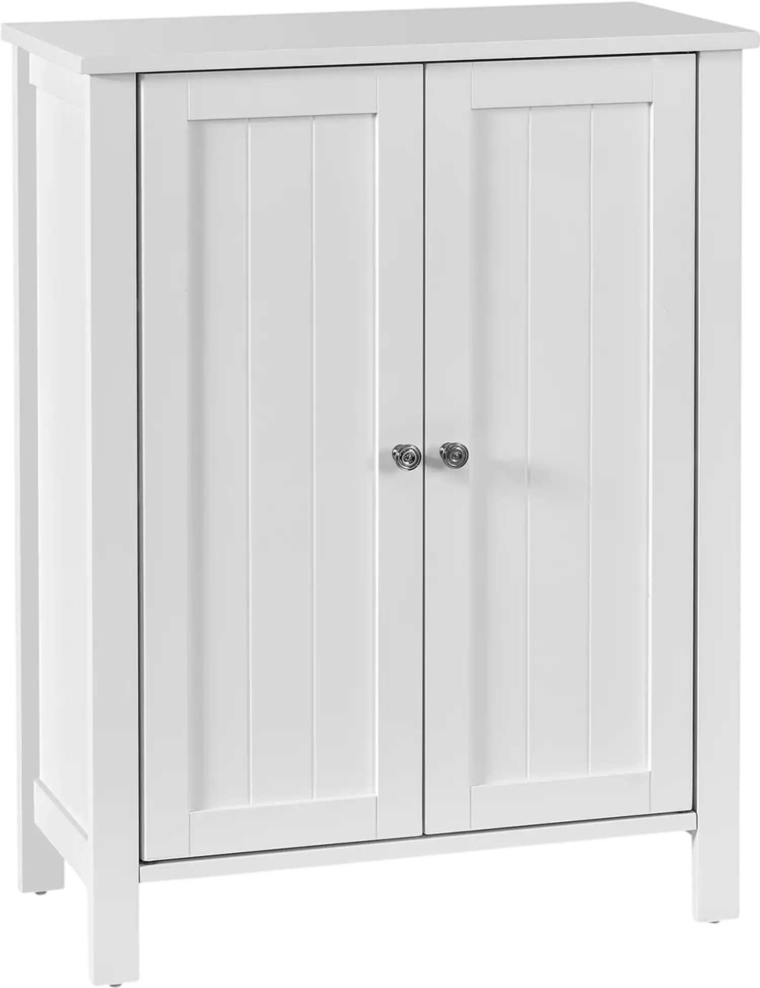 Costway 2-Door Bathroom Floor Storage Cabinet Organizer Space Saver 90234578 New