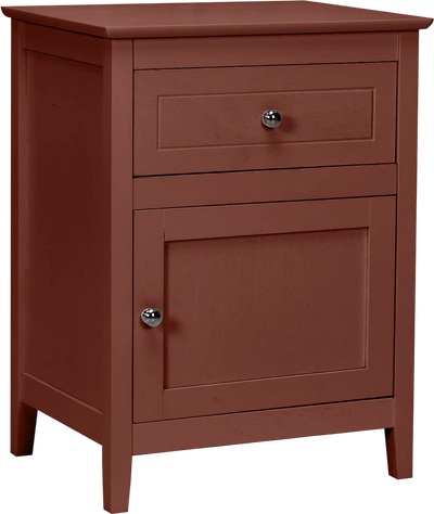 Costway 2-Tier Accent Side Table w/ Spacious Tabletop 18679034 New