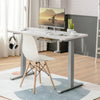 Hand Crank Sit to Stand Desk Frame Height Adjustable Standing Base-Gray - Gallery View 1 of 13