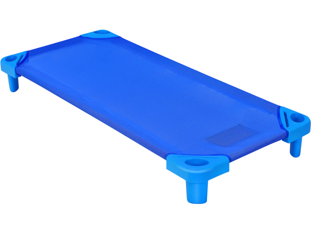 Pack of 4 Colorful Kids Stackable Naptime Cot