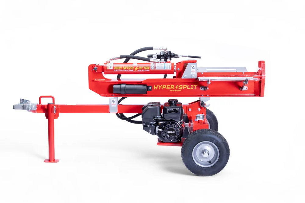 Hyper Split 33-132 Log Splitter 22 Ton Vertical/Horizontal 6.5 HP Kohler SH265 Engine New