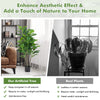Artificial 51-inch fiddle leaf fig tree in a sturdy pot, featuring 100 large green leaves for vibrant indoor decor.