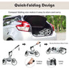 Folding aluminum stroller with quick-fold design, gray color, ideal for easy storage and transport for infants.