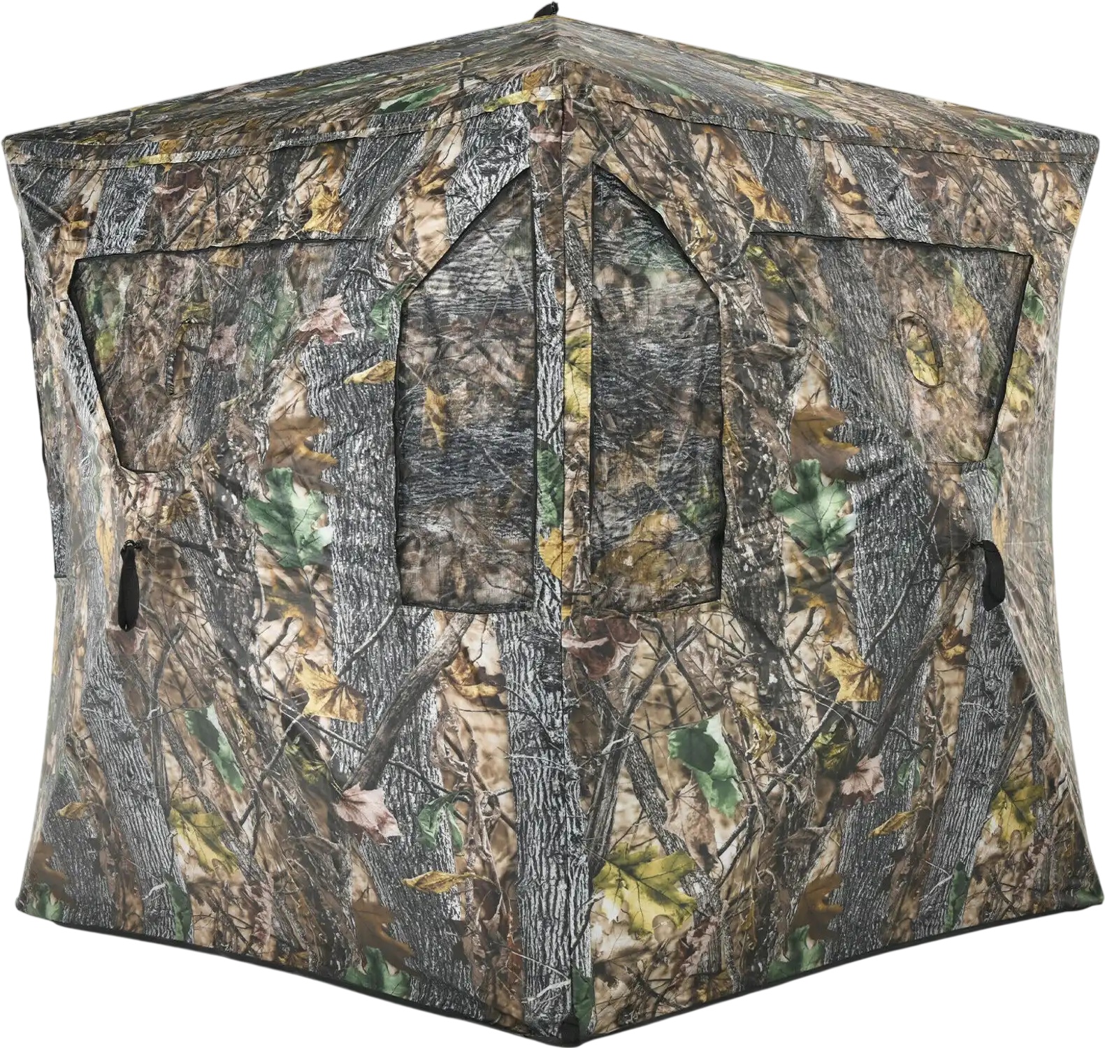 Costway 3 Person Portable Pop-Up Ground Hunting Tent w/ Gun Ports & Carrying Bag 49251760 New
