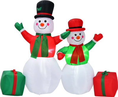Costway 6' Christmas Inflatable Snowman Decoration 56279418 New