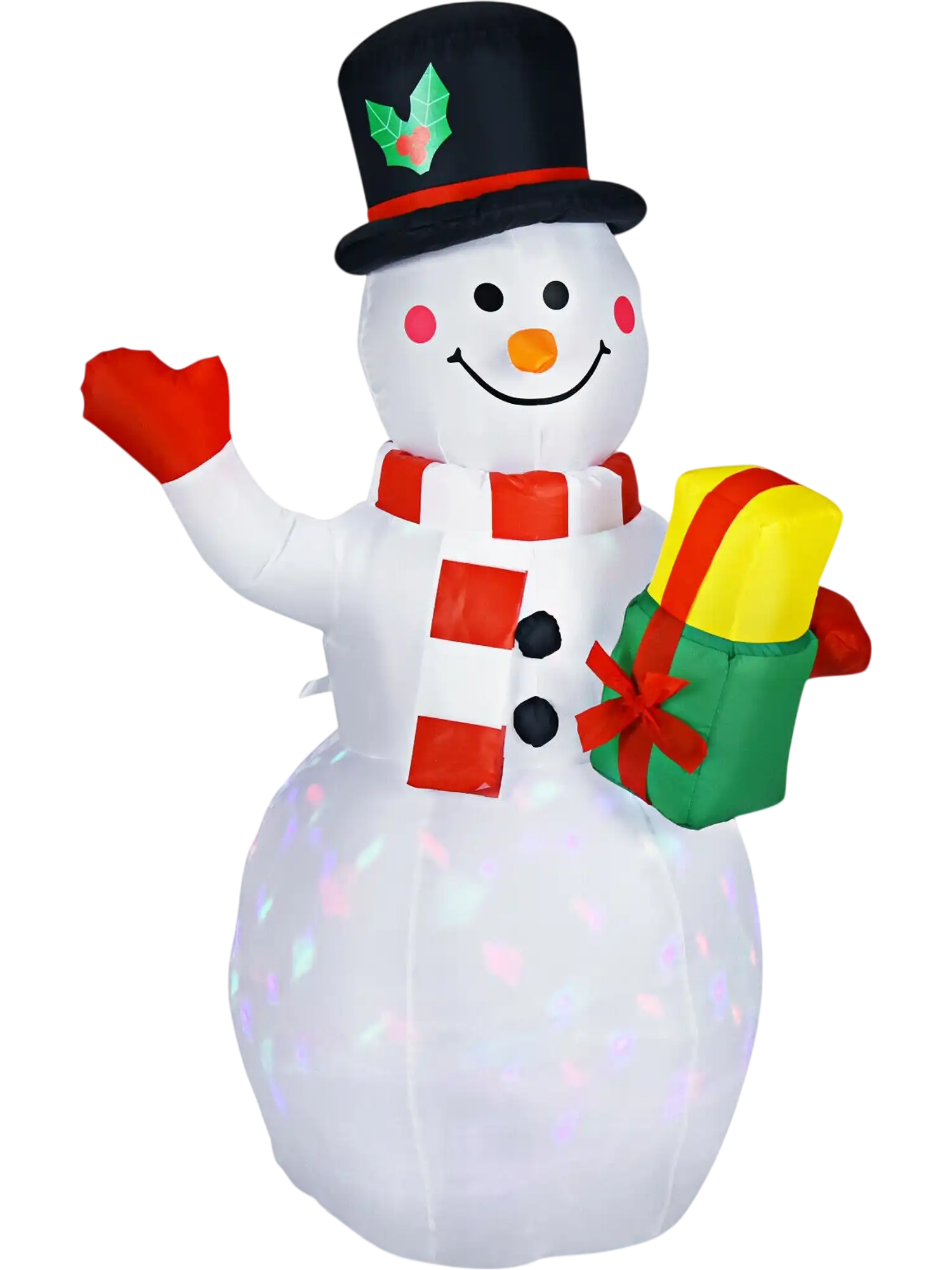Costway 5' Snowman Inflatable w/ Colorful LED Lights 54912376 New