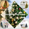 Snowy 5 ft pre-lit Christmas tree with multi-color lights and decorations, perfect for home, office, or festive.