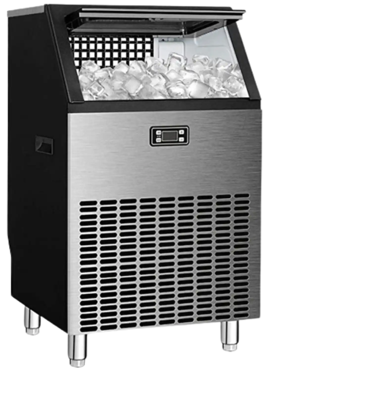 RW Flame Z120C 48 Pound Capacity Freestanding Commercial Ice Maker Machine New