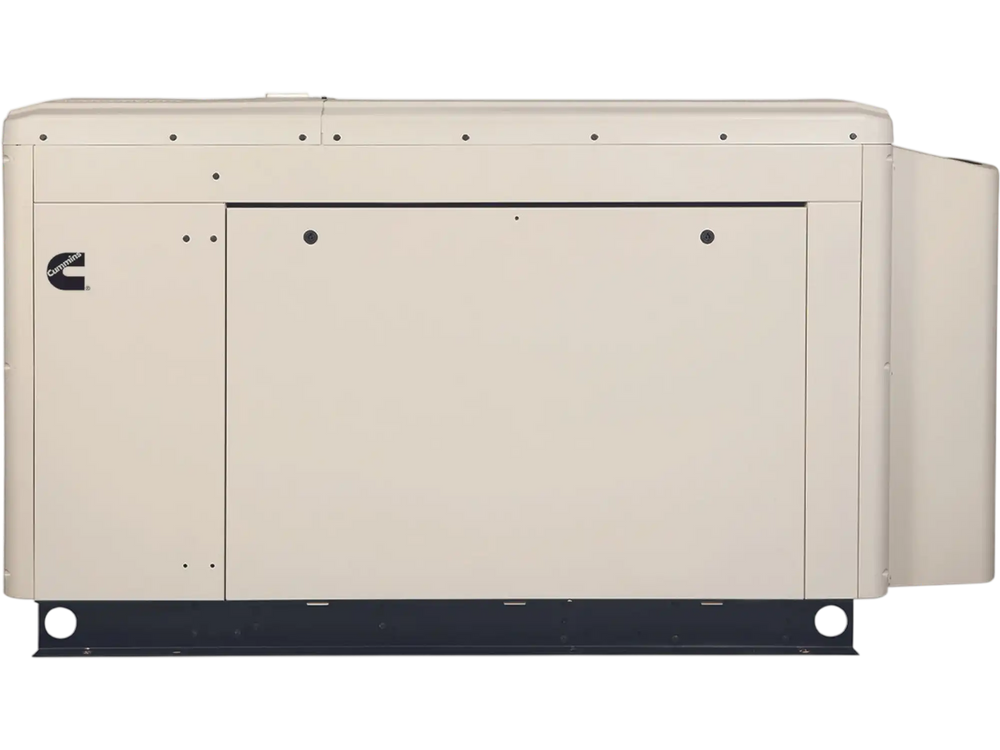 Cummins RS25 QuietConnect 25kW Generator Shown with Sound Level 2 Enclosure