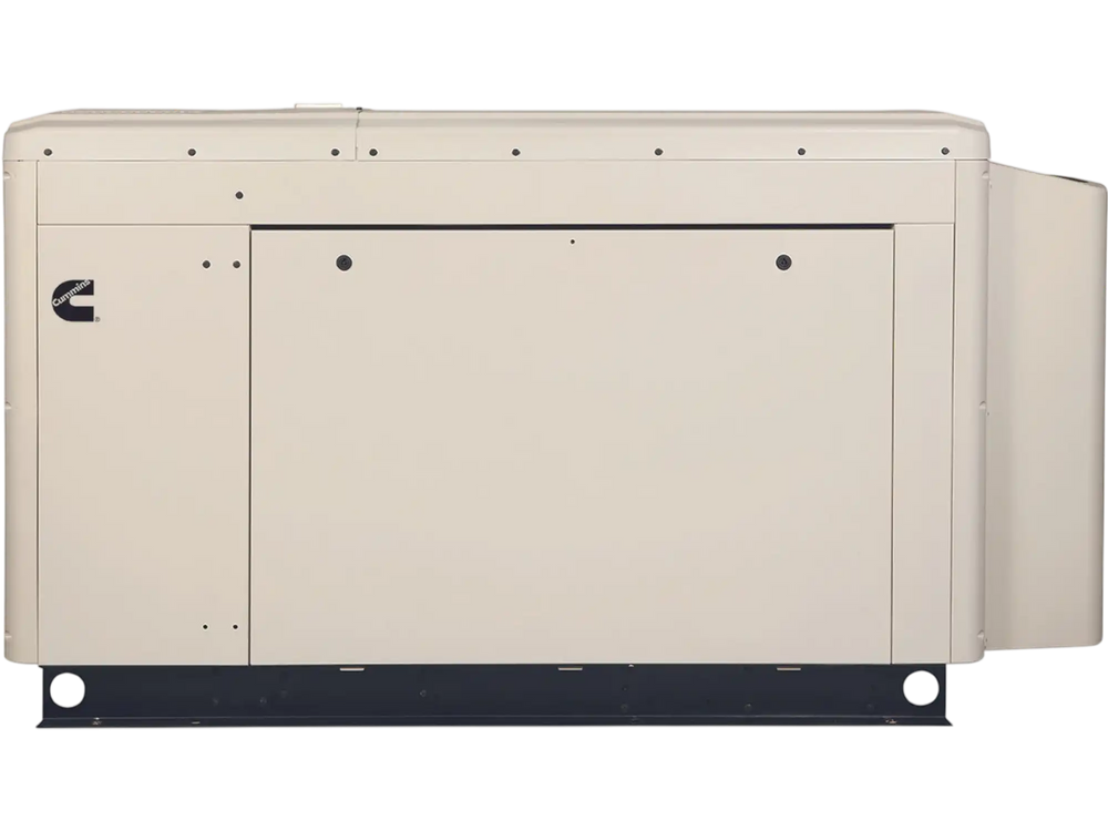 Cummins RS25 QuietConnect 25kW Generator Shown with Sound Level 2 Enclosure