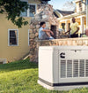 Cummins RS17AE 17kW Quiet Connect standby generator installed at home - lifestyle view