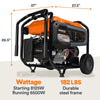 Generac GP6500E DF 6500W/8125W Generator Dual Fuel Gas Liquid Propane Electric Start Manufacturer RFB