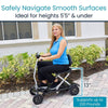 Vive Health MOB1058 Mobility Scooter Automatic Folding 220 lbs. Capacity 24V Li-Ion 3.73 MPH 11.3 Miles Black New